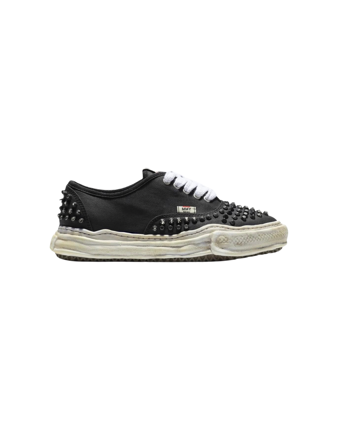 MMY Studded Low Sneakers — Vintage Black