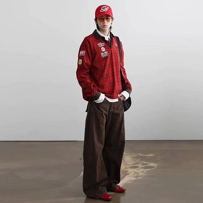 Bad Blood Studios Tartan Rugby Shirt