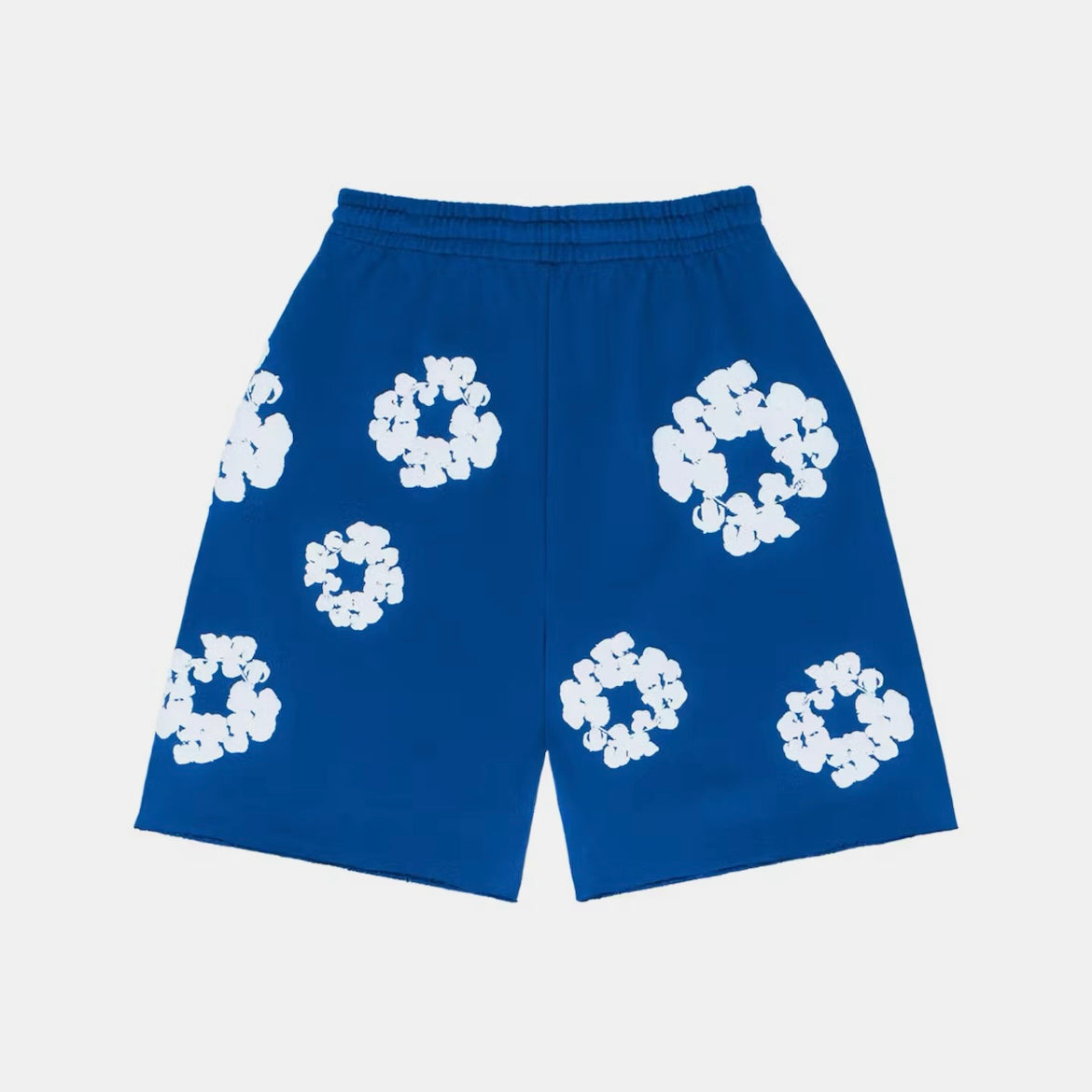 Denim Tears Cotton Wreath Shorts - Blue