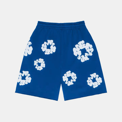 Denim Tears Cotton Wreath Shorts - Blue