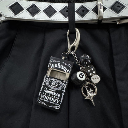 “VICE ROLL” Dice & Whiskey Clip Charm