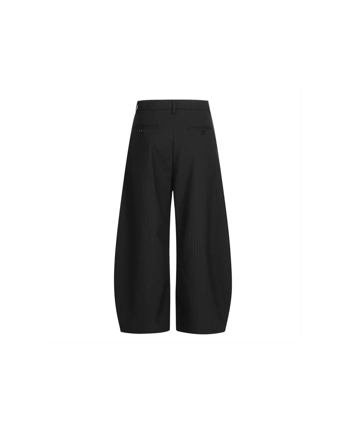 Pinstripe Hardware Wide Pants