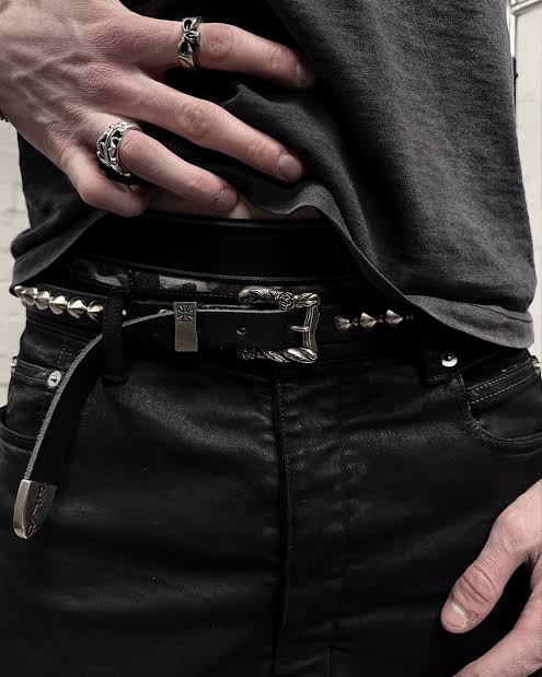 Goth Studded Leather Strap