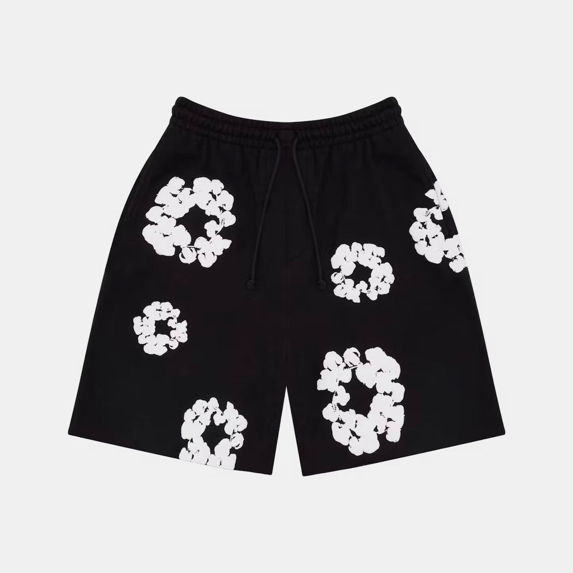 Denim Tears Cotton Wreath Shorts - Black