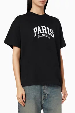 Balenciaga Paris Medium Fit T-shirt