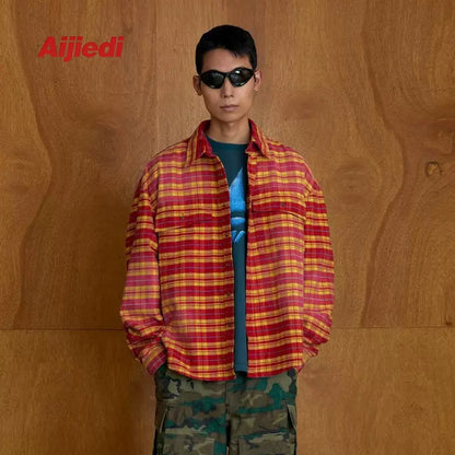 Far Archive Brushed Plaid Flannel Shirt