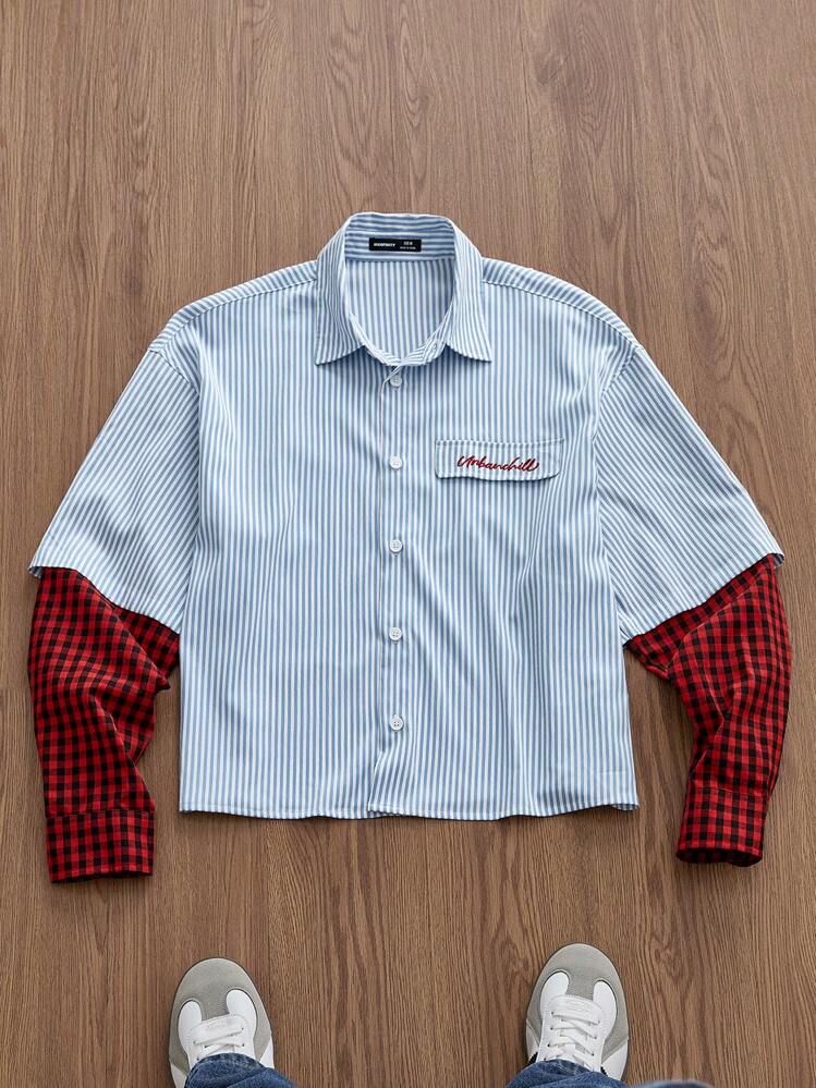 Manfinity Vcay Double Sleeve Shirt