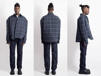 Relaxed Plaid Overshirt