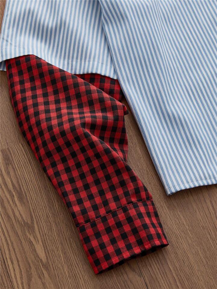Manfinity Vcay Double Sleeve Shirt