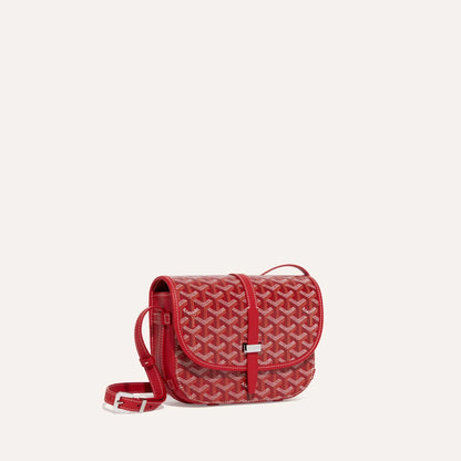 Goyardine Belvédère Messenger Bag - Red