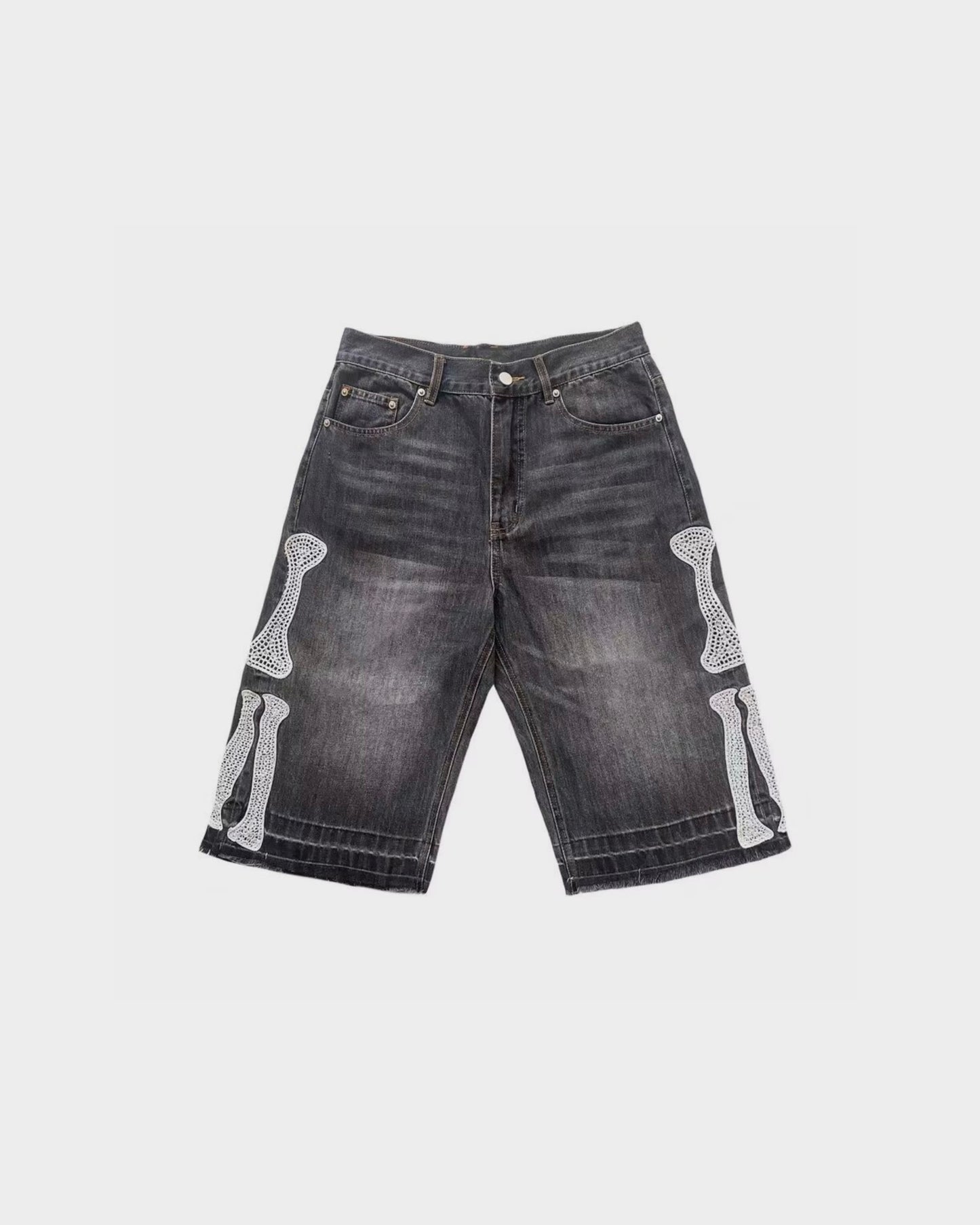 14oz Bone Denim Jorts