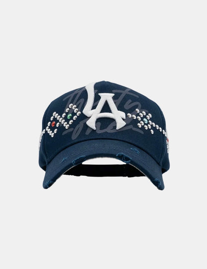 LA Custom Crystal Cross Cap