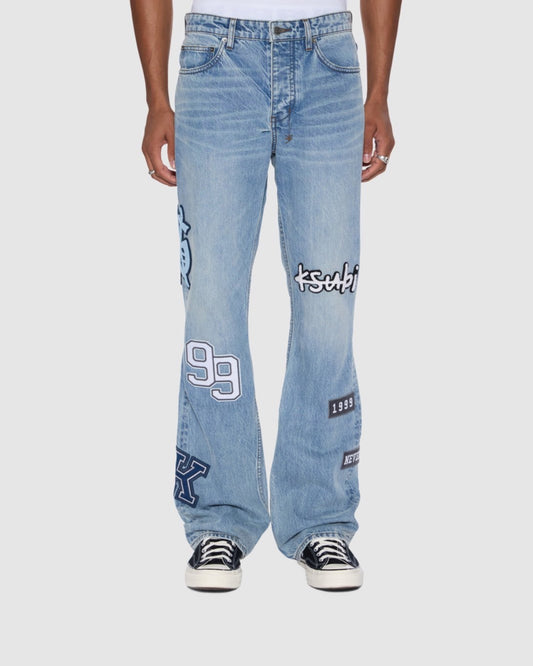 Ksubi Bronko Striker Patched Jeans
