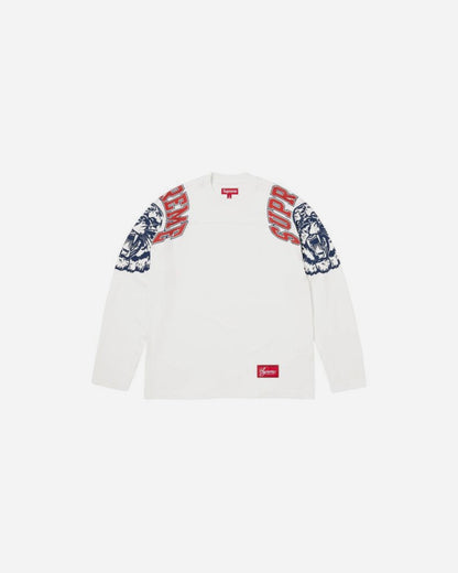 Supreme Mascot L/S Football Top 'White'