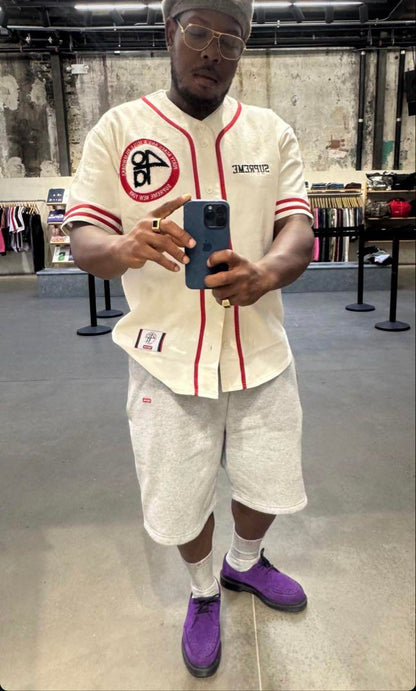 Supreme 40 Acres Twill Baseball Jersey