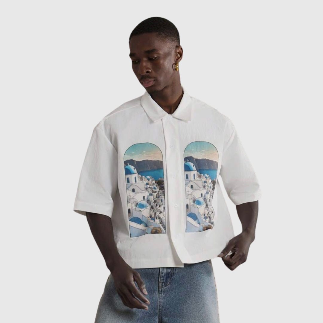 Sumwon Studios Santorini Print Shirt