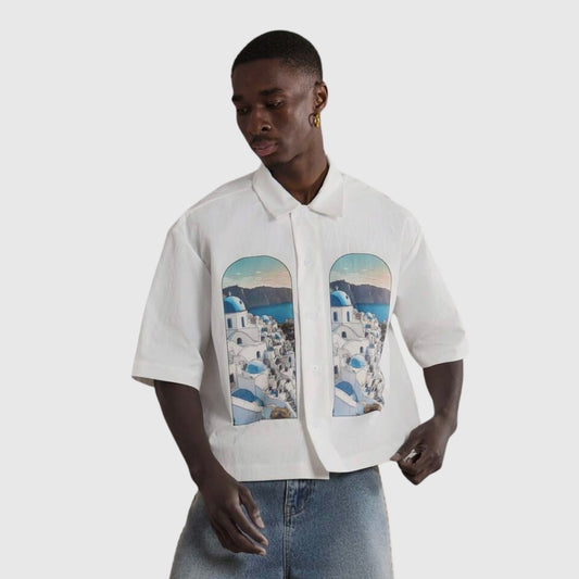 Sumwon Studios Santorini Print Shirt