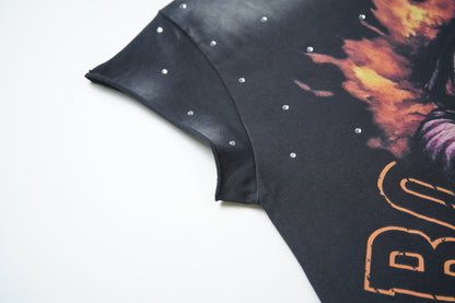 ROUGHPLAY “Battle Wounds” Cut-Off Tee