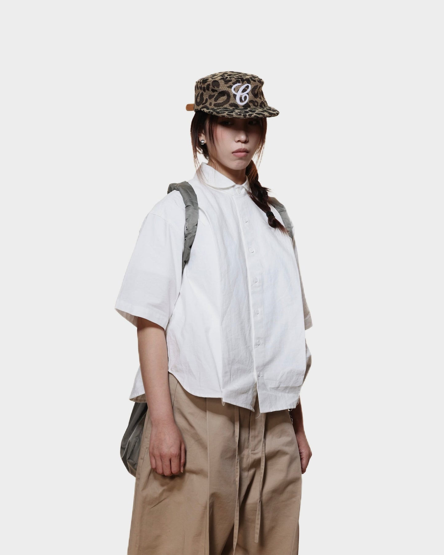 6Crayon Weave Leopard Baseball Hat