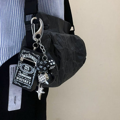 “VICE ROLL” Dice & Whiskey Clip Charm