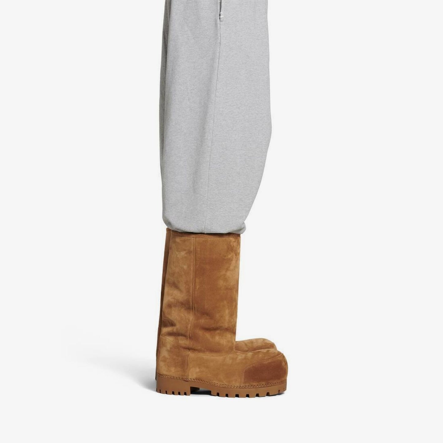 Balenciaga Alaska Faux Shearling Low Boots