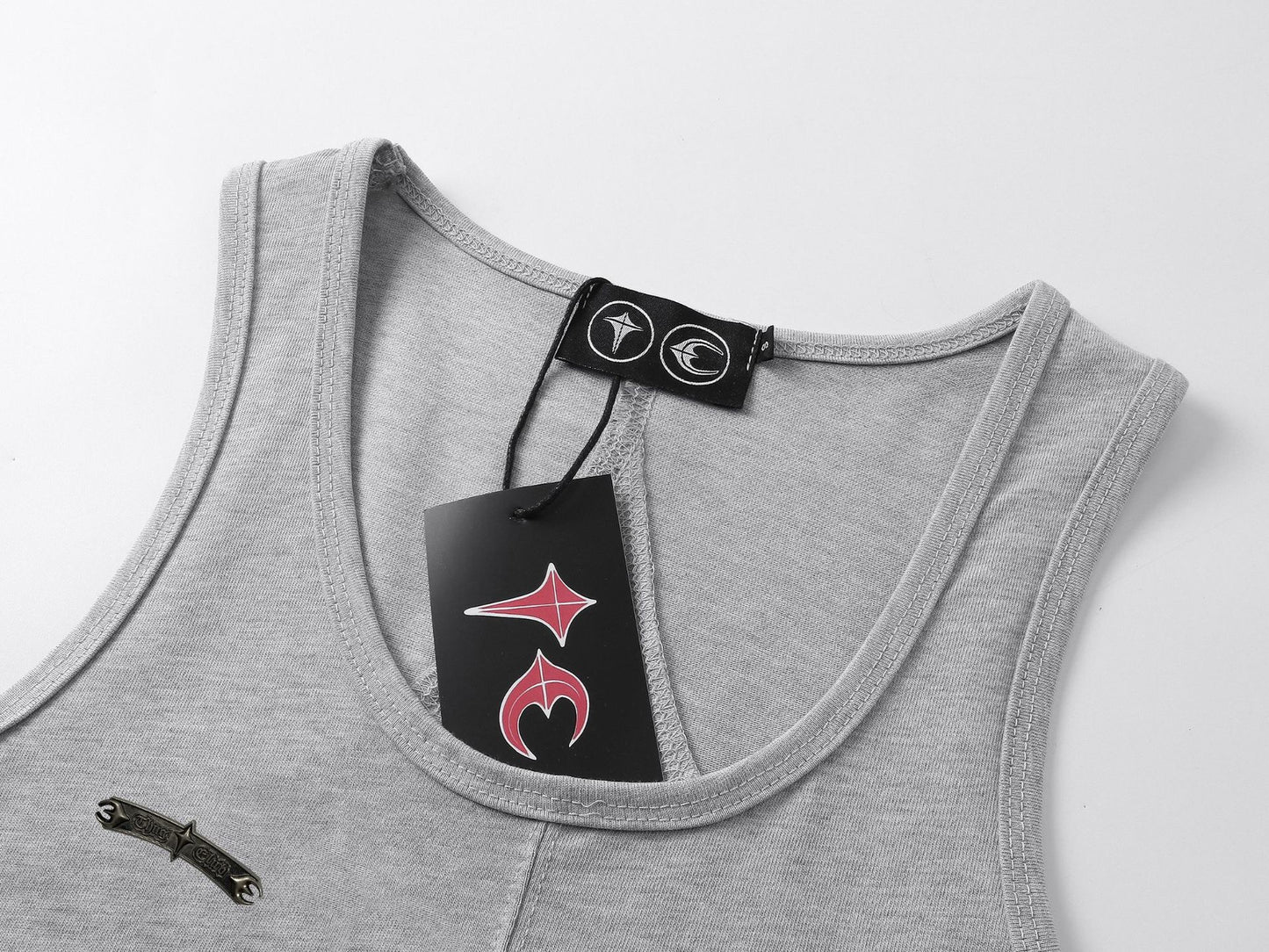 Thug Club Sculpted Tank — Grey Marl