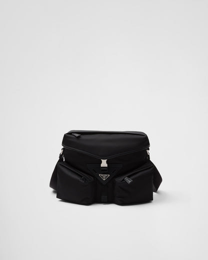 Prada Re-Nylon Leather Shoulder Bag