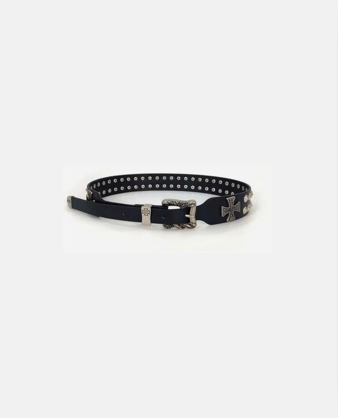 Goth Studded Leather Strap