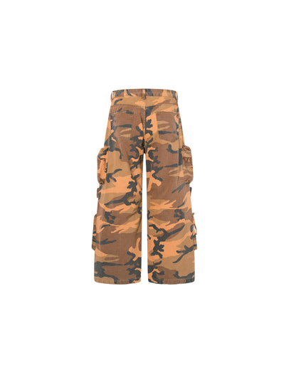 Desert Camo Multi-Pocket Cargo Pants