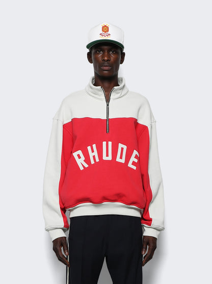 Colorblock Quarter Zip Track Jacket