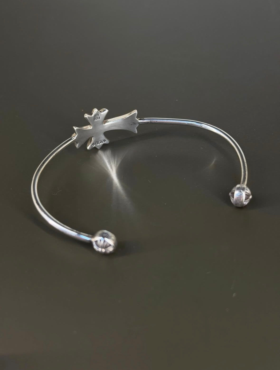 CH .925 Silver Studded Bracelet