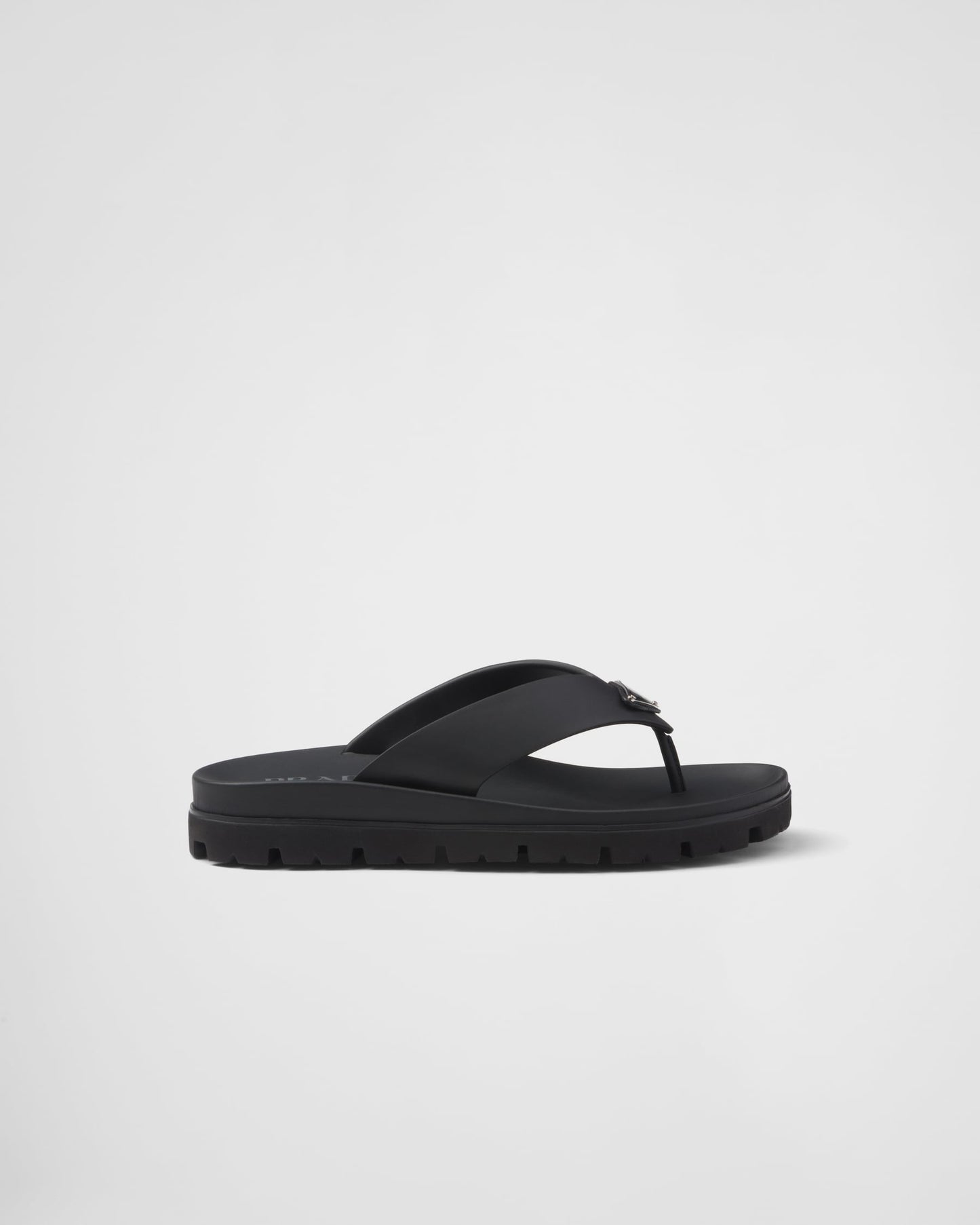 Prada Rubber Thong Sandals