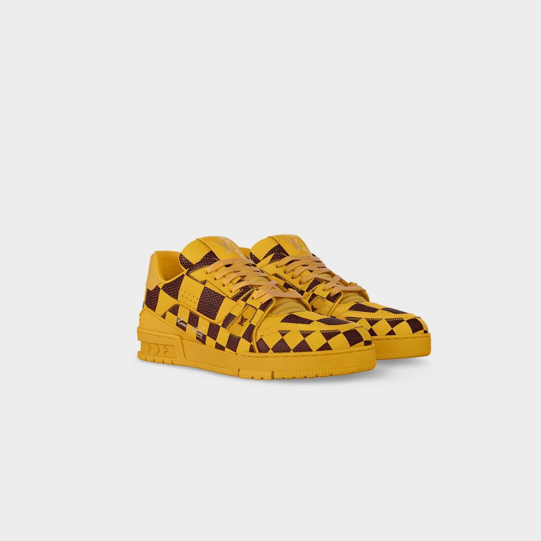 LV Damier Trainer Sneaker - Yellow