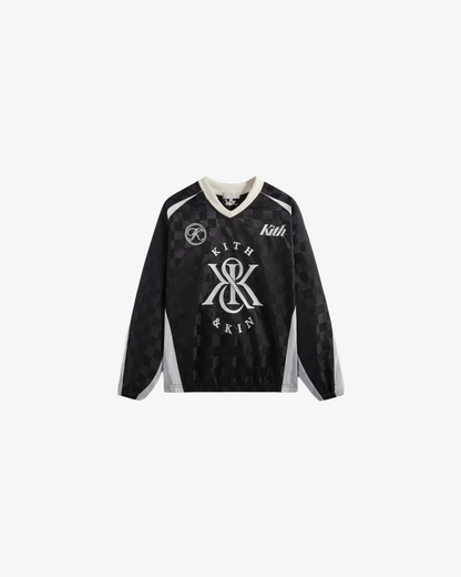 KITH Checkered Satin Dayton Combo Pullover