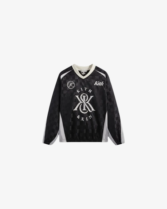 KITH Checkered Satin Dayton Combo Pullover