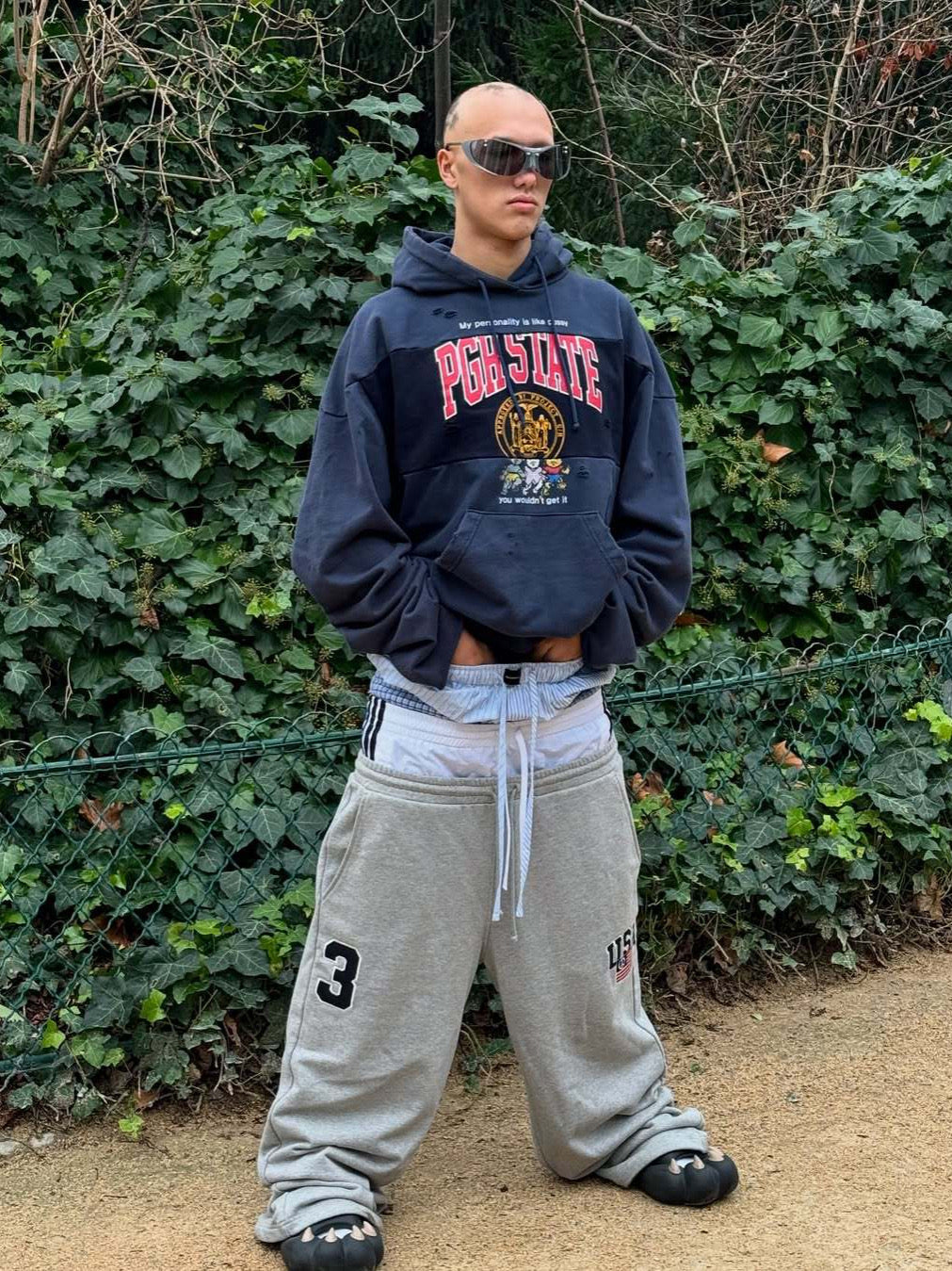 PROJECT G/R 3-LAYER SWEATPANTS