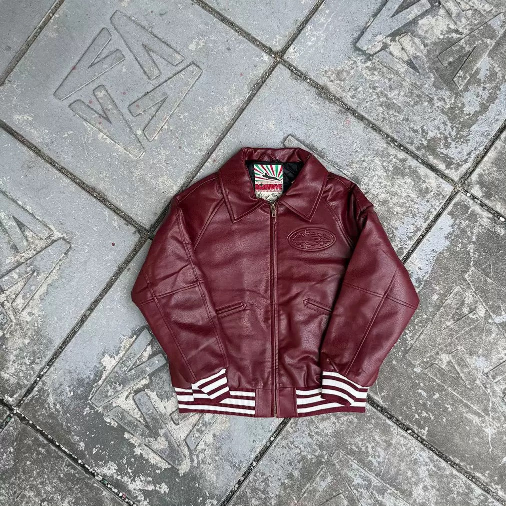 CRTZ Skydive Jacket in Burgundy