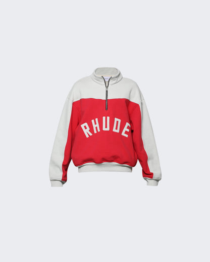Colorblock Quarter Zip Track Jacket
