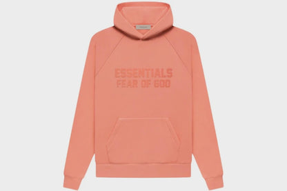 Essentials Hoodie in Coral