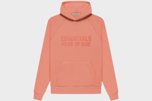 Essentials Hoodie in Coral