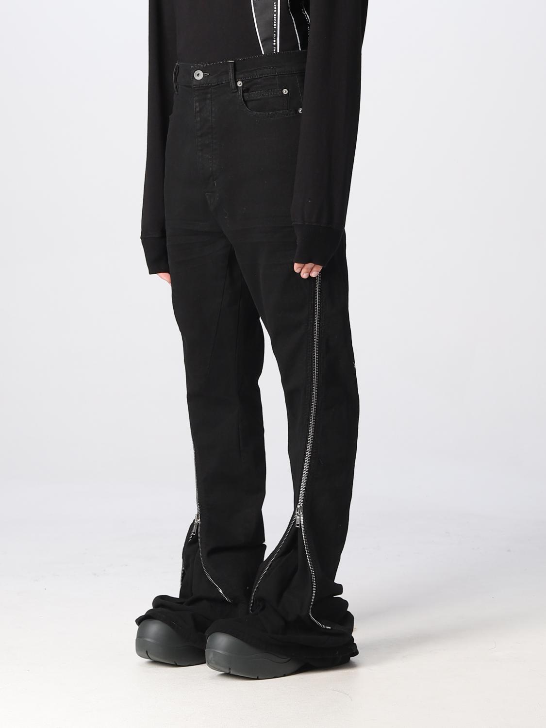 Arc Split Zipper Denim – Jet Black