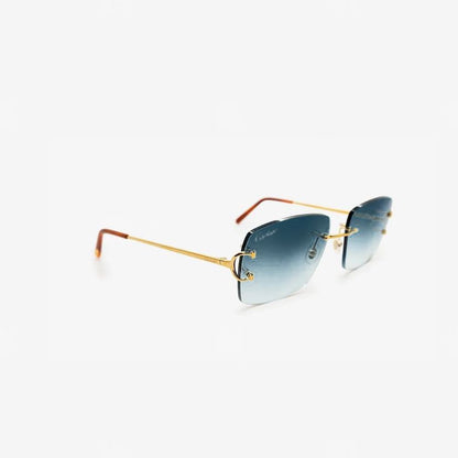 SANTOS DE CARTIER RIMLESS SUNGLASSES