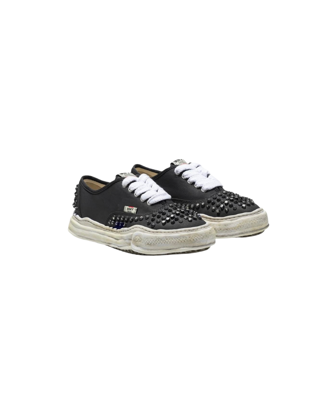 MMY Studded Low Sneakers — Vintage Black