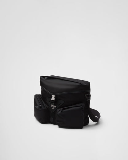 Prada Re-Nylon Leather Shoulder Bag