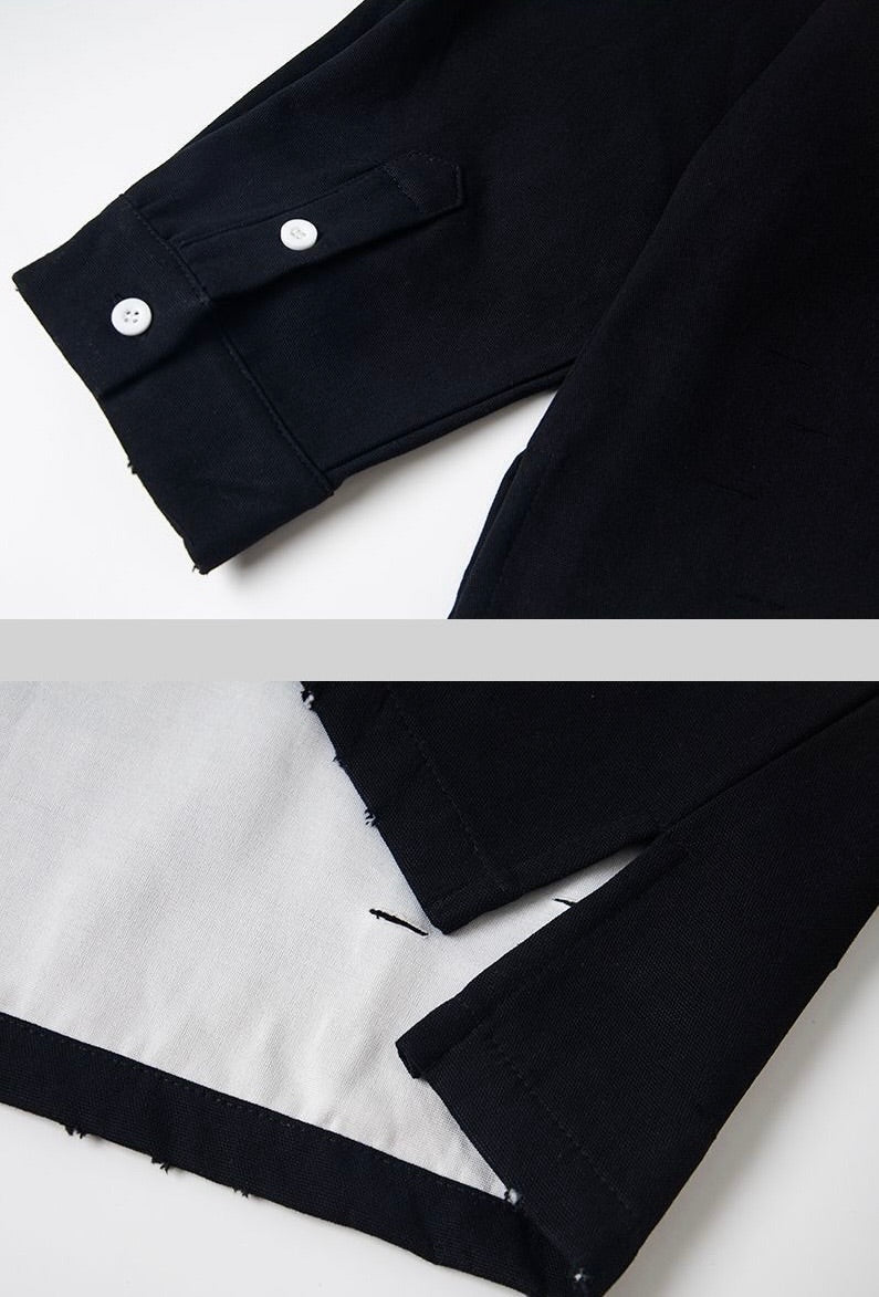 Project G/R Distressed Rugby Top