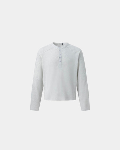 Waffle Henley Long Sleeve