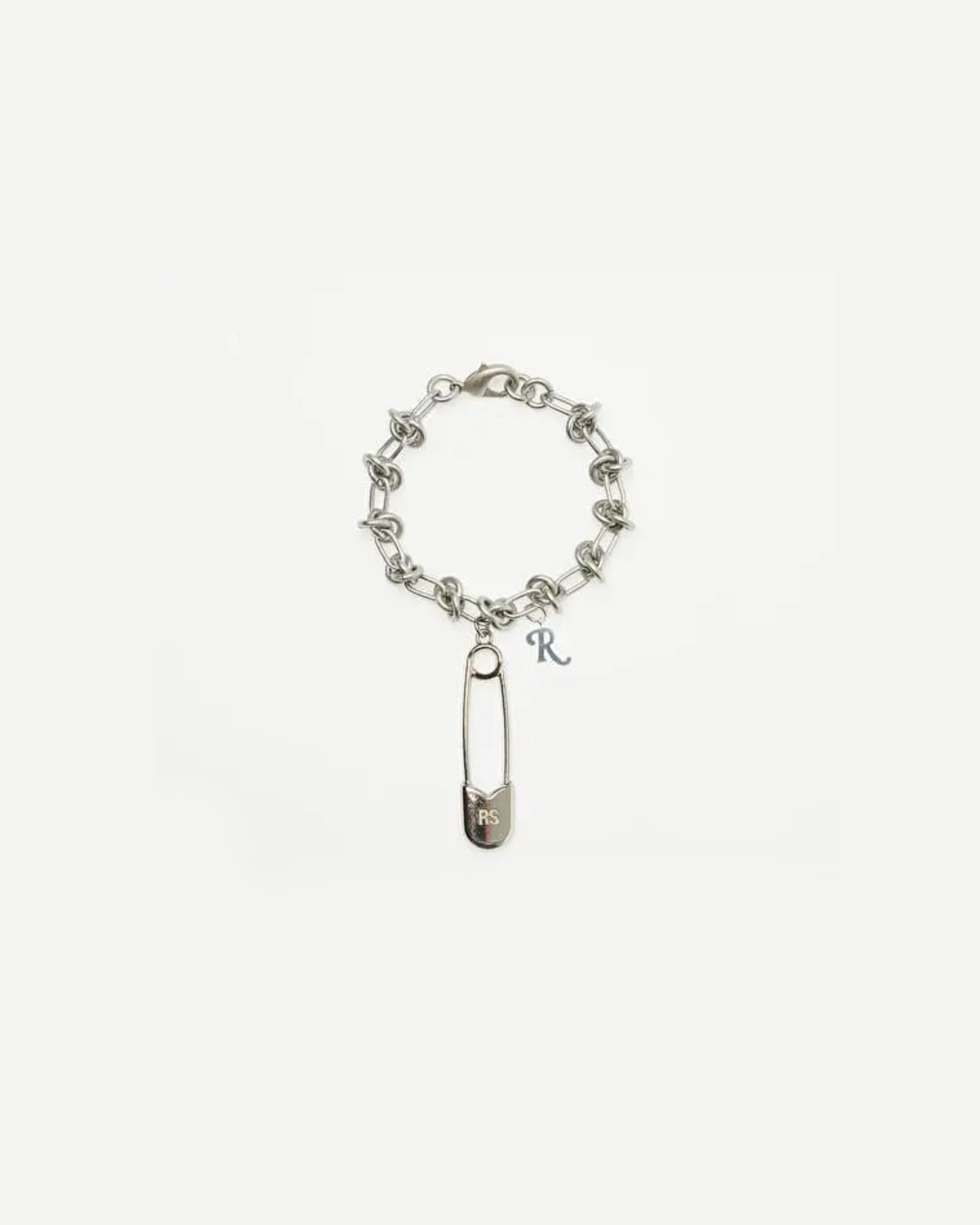 RS Safety-Pin Metallic Knot Charm