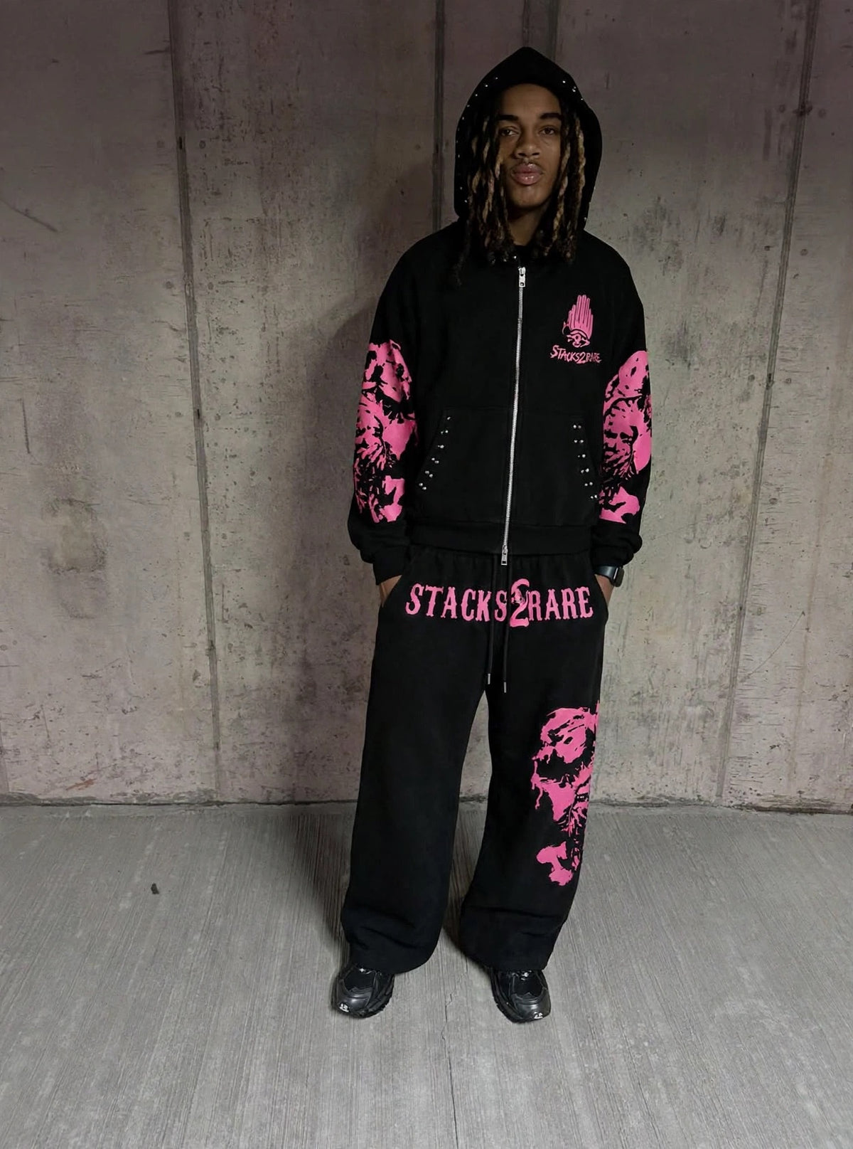 STACKS2RARE STUDDED TRACKSUIT