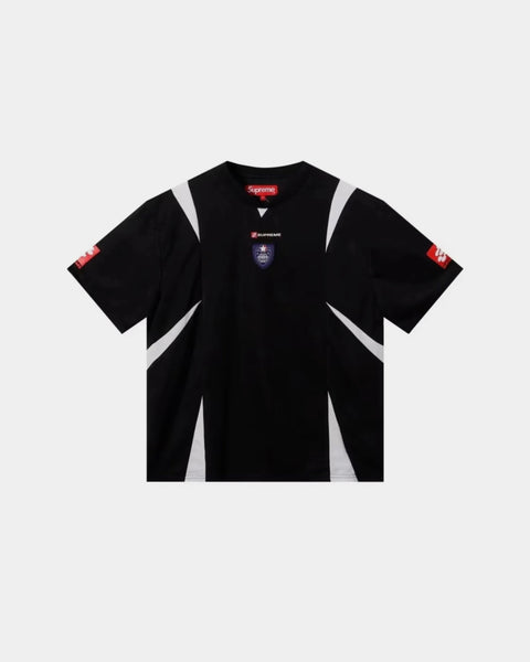 シャツ Supreme Crest Soccer Jersey Black Crest Soccer Jersey Black Men's - FW24 - US