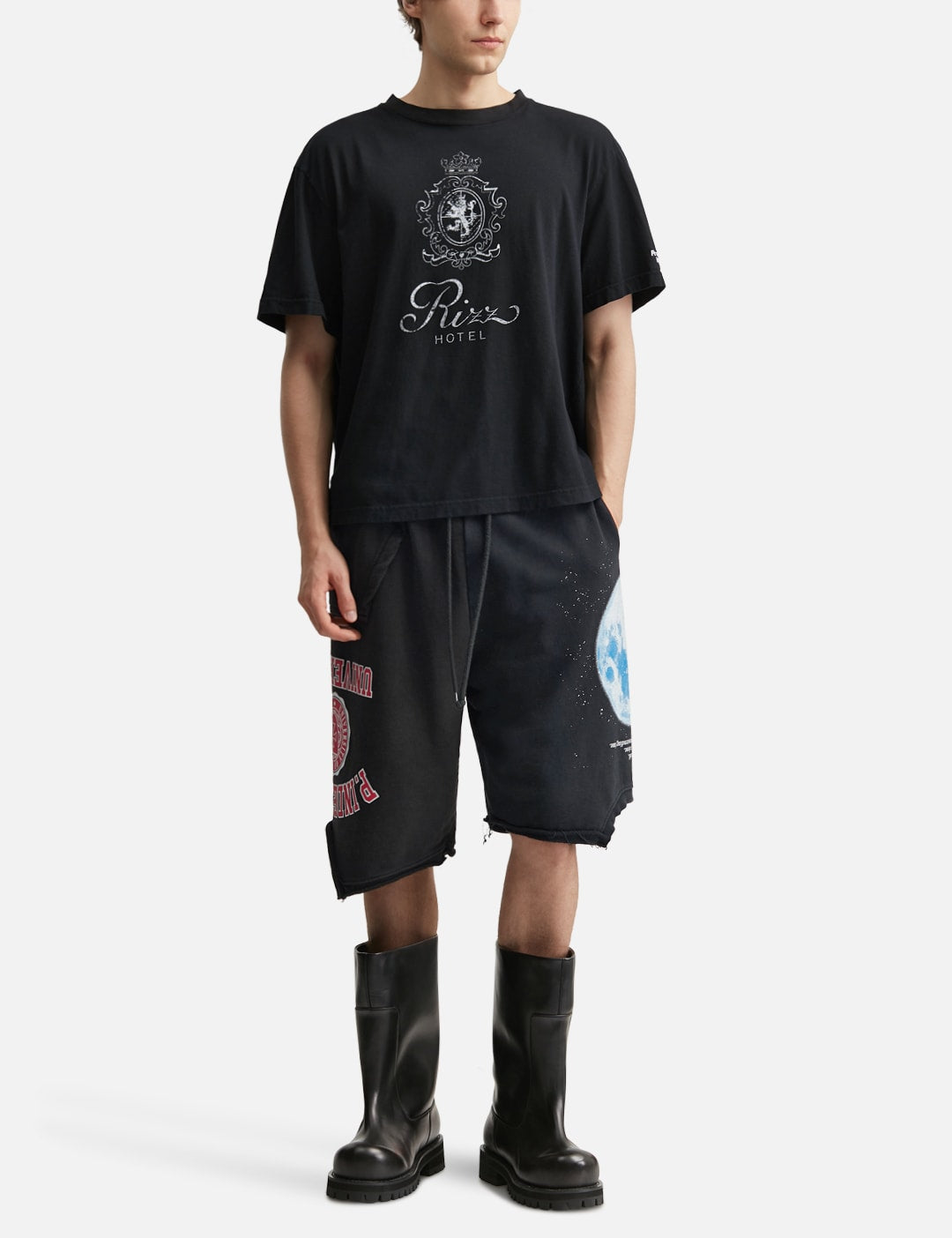 RECONSTRUCTED EARTH SWEAT SHORTS